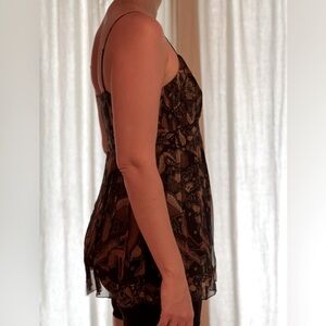 Beautiful Silk ECI Spaghetti String Top